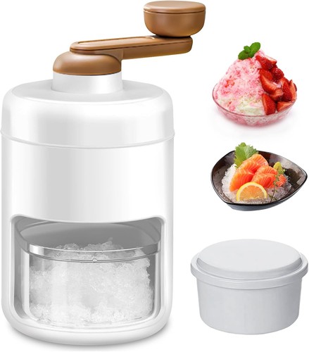 Portable crank ice - ice, crusher