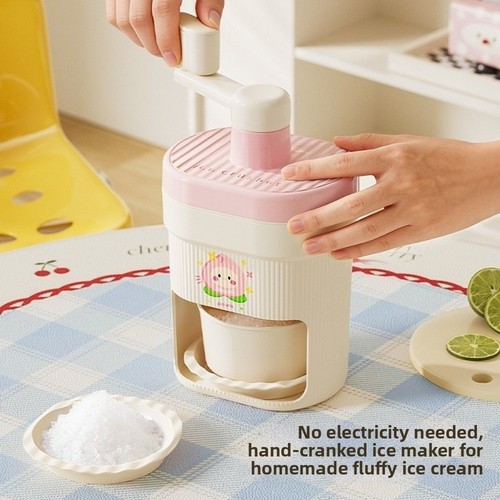 Portable crank ice crusher - crank,
